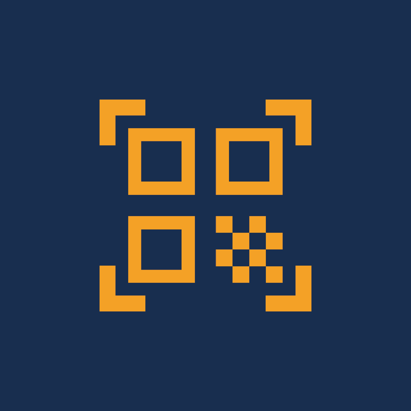 Pictogramme Simple Valet QR code